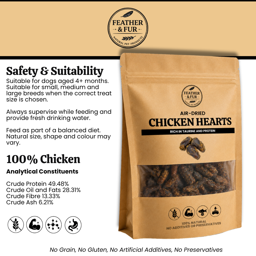 Feather and Fur Chicken Hearts