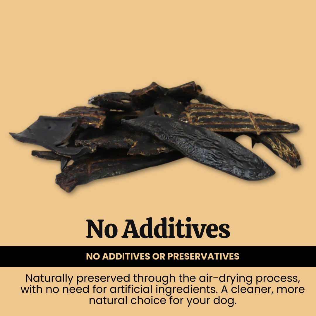 Close up of high protein beef liver training treats for dogs